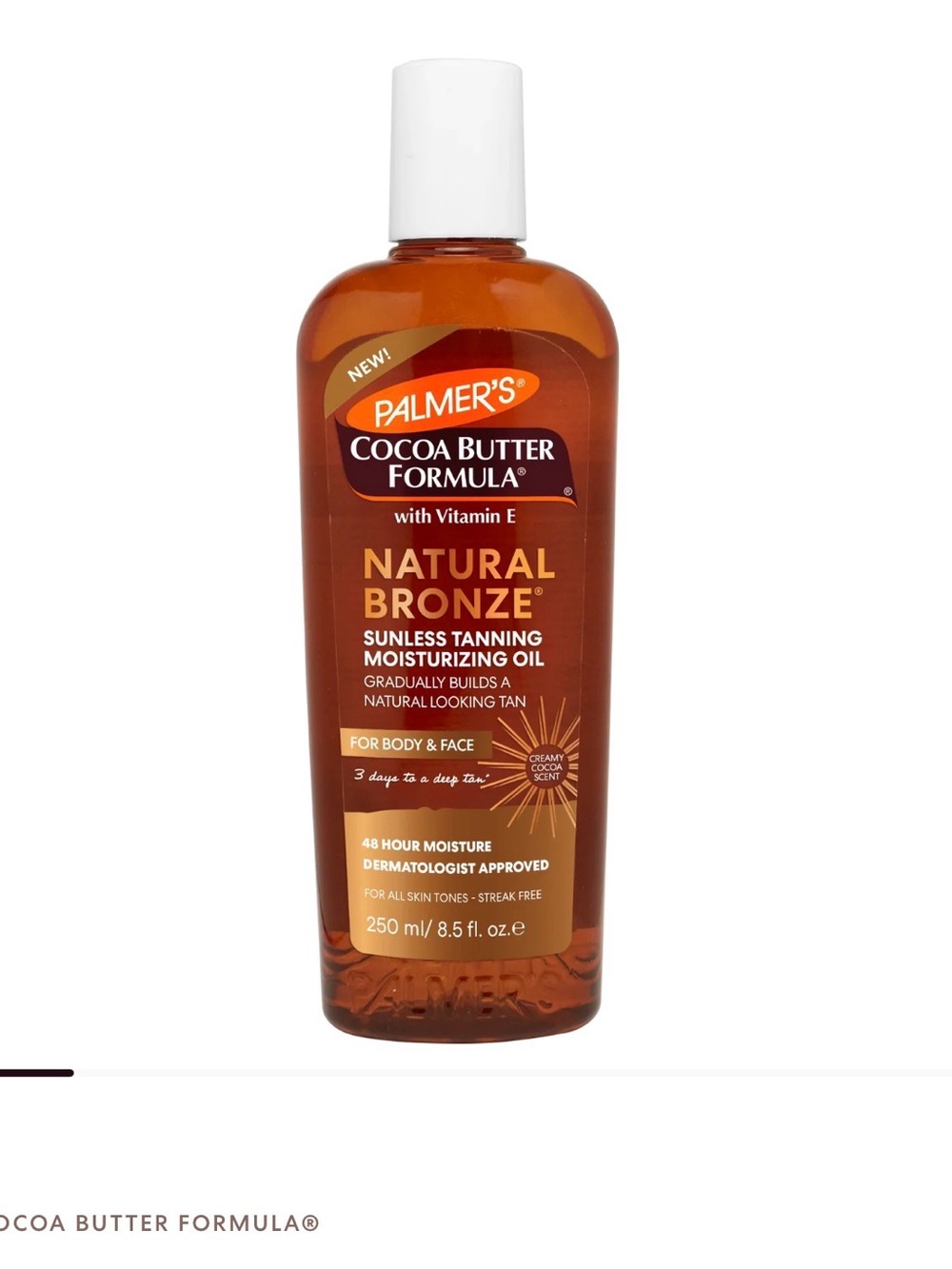Palmer's Cocoa Butter Formula Natural Bronze Sunless Tanning Oil - Brown